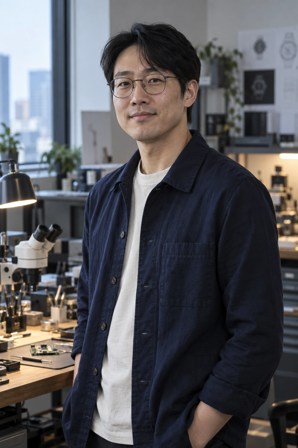 AI-generated portrait of fictional Connected systems engineer Julian Park