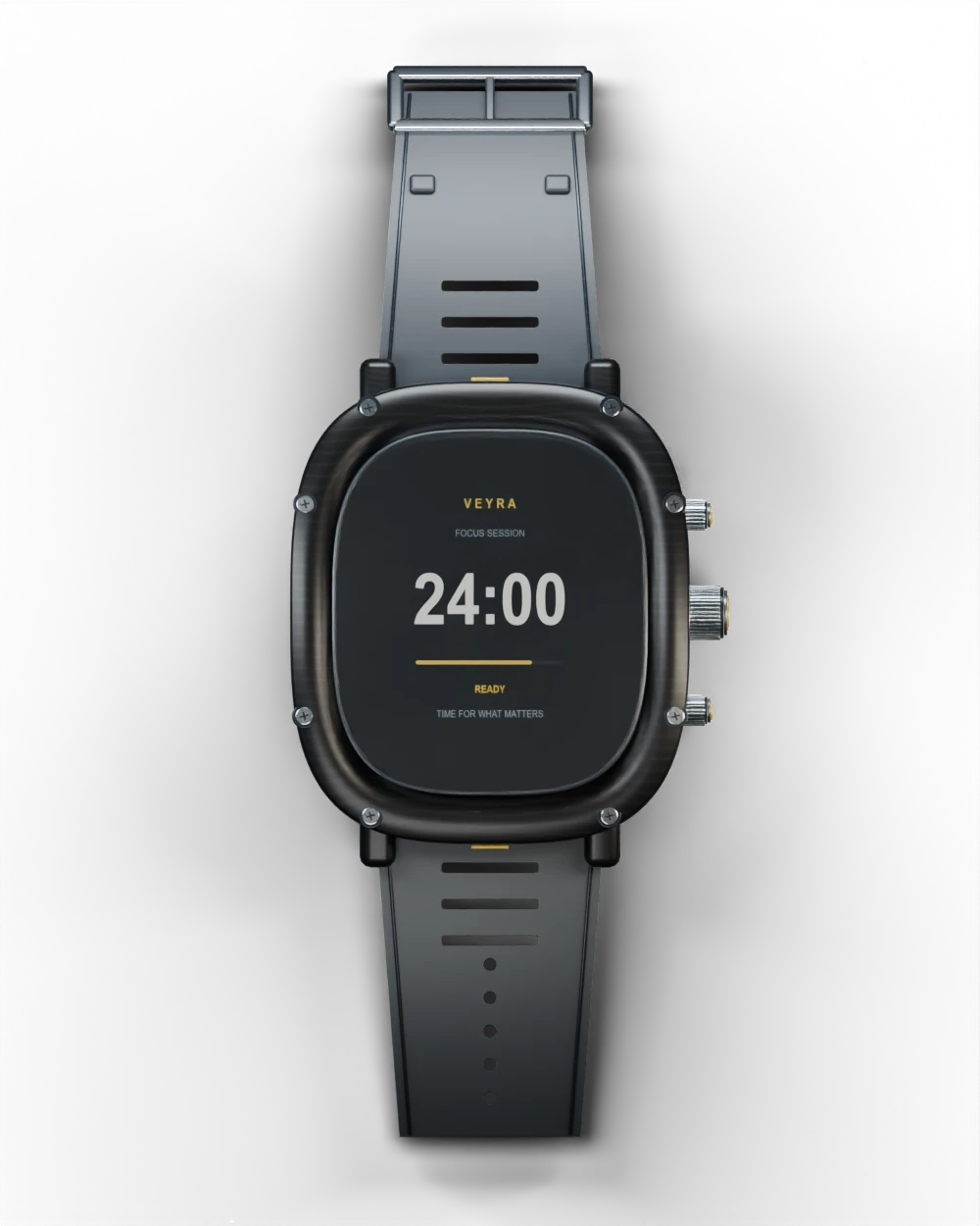 Nocturne luxury smartwatch concept, front view