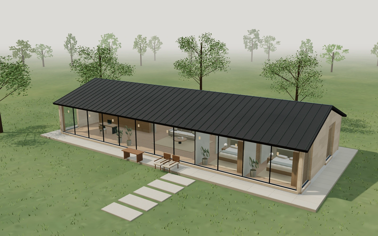 The Pavilion: follow the light architectural study