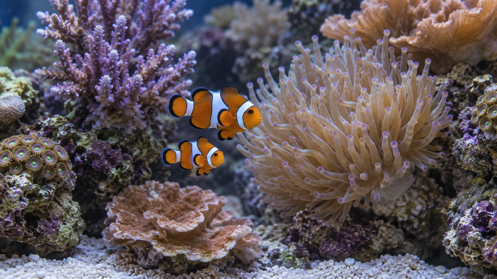 An entirely different world of reef structure, saltwater movement and carefully controlled light.